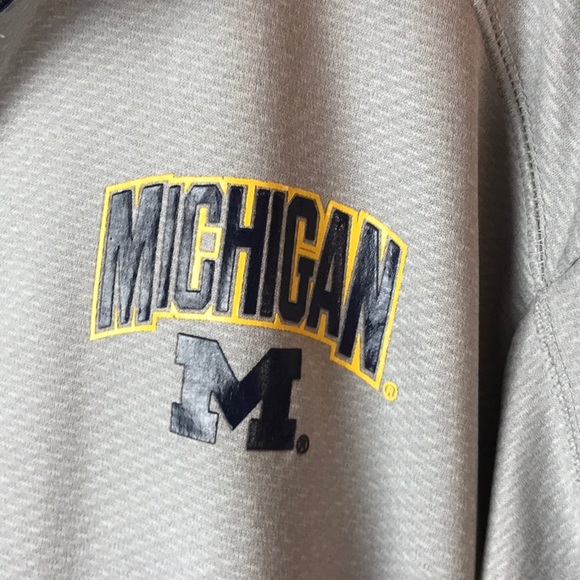 University of Michigan Quarter Zip Pullover XXL - Picture 7 of 7